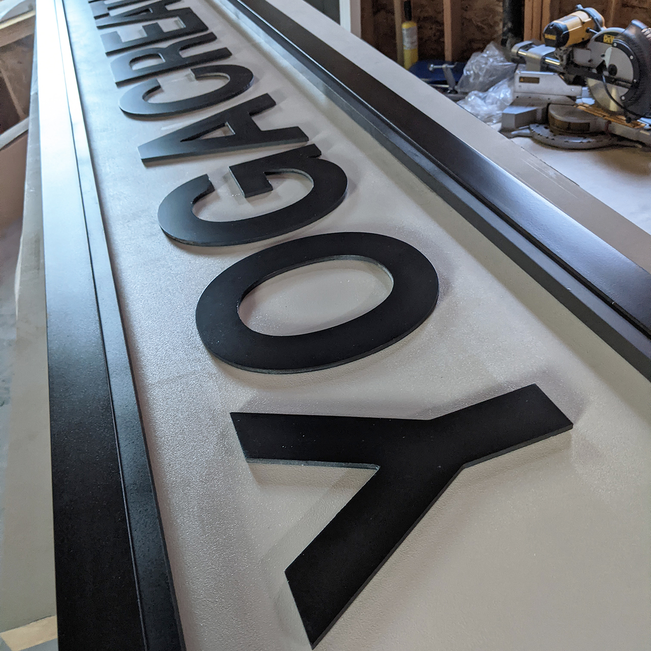 Yogacreatives-sign-fabrication in house sign fabrication